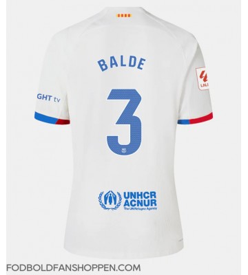 Barcelona Alejandro Balde #3 Udebanetrøje Dame 2023-24 Kortærmet